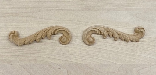 Rokokoo-puumassakoriste, 105 mm