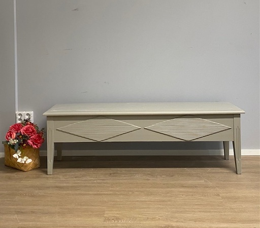 [2807] Penkkiarkku 140 cm harmaa