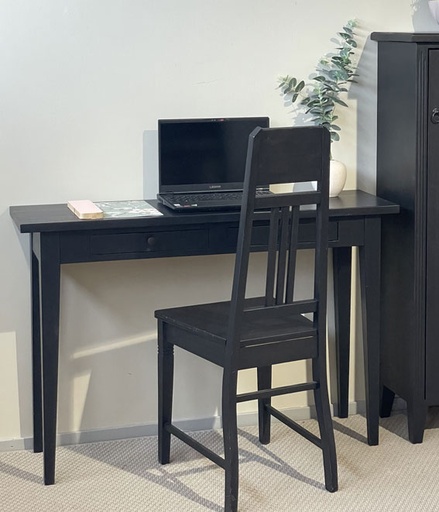 [2196] Sivupöytä 115 cm, musta