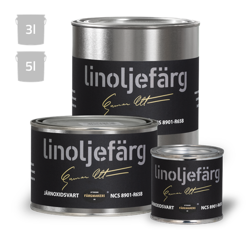 Rautaoksidimusta pellavaöljymaali