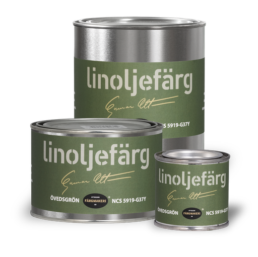Övedsinvihreä pellavaöljymaali
