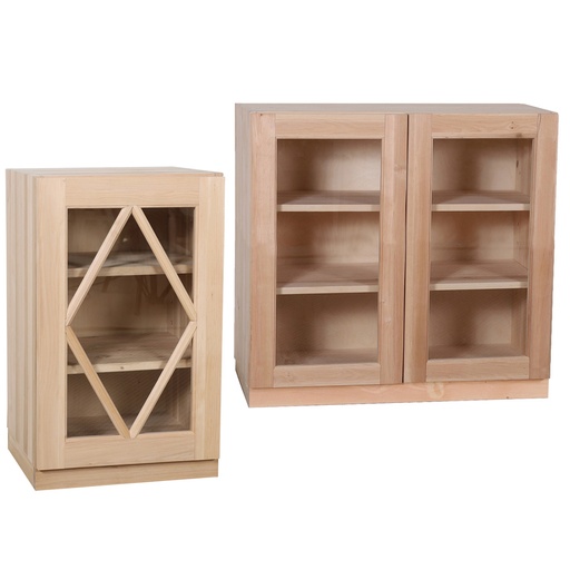 Kaappi (kork. 60 cm Lasiovi)